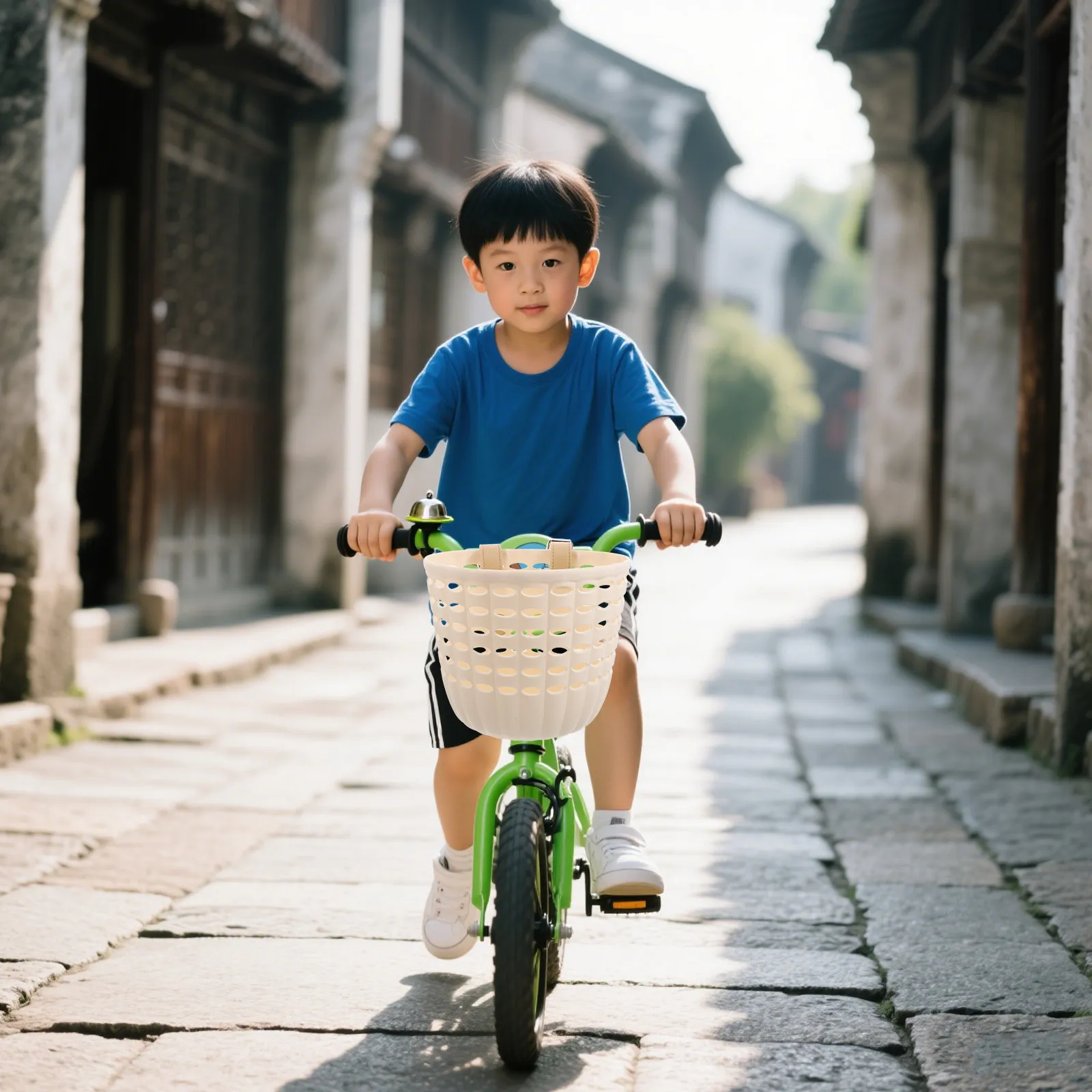 

2Pcs Plastic Bike Basket Front Handlebar Basket Removable for 's Bicycle Scooter Tricycle Portable Front Storage