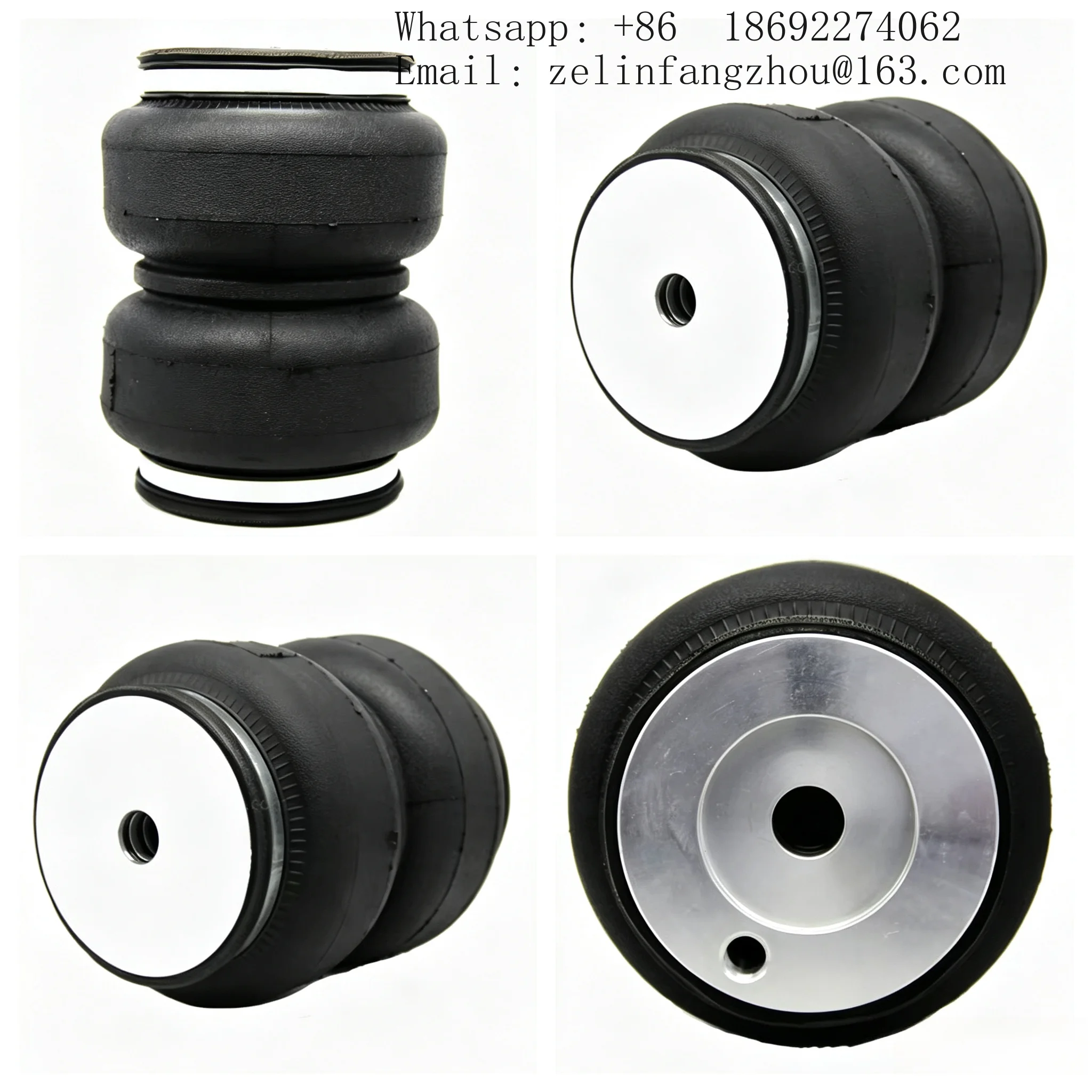 SENHO 2S5813 Universal Double Convoluted Air Spring 20mm 22mm for Air Suspension Heavy Duty Car Truck SUV