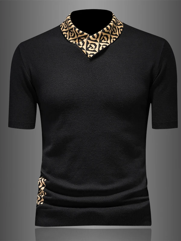 

Мужской вязаный шерстяной свитер с V-образным вырезом, приталенный, осенне-зимний, новый, удобный, дышащий, теплый, модный