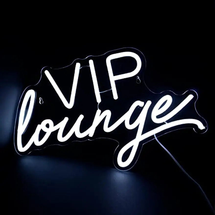 

Светодиодная неоновая лампа VIP для офиса, отеля, бара, кафе, магазина, свадьбы, дня рождения, салона красоты, бистро, ночного клуба, Настенный декор