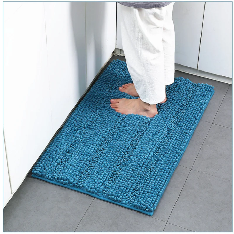 

Bathroom Rug Mat Non Slip Quick Dry Bath Mats Extra Thick and Super Absorbent Bath Rugs Microfiber Chenille Shower Carpet