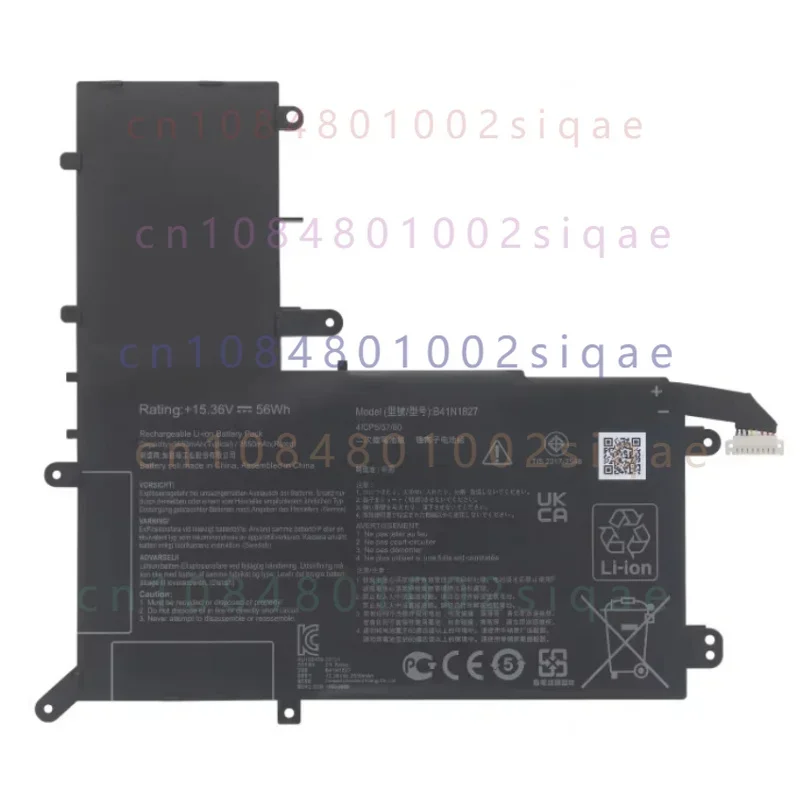 NEW 15.36V 56WH B41N1827 Laptop Battery For Asus ZenBook Flip 15 UM562 UX562 UX562F UX562FA Computer battery