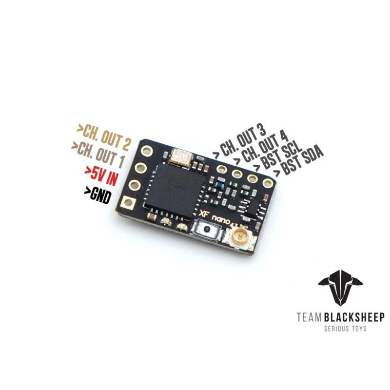 طائرة بدون طيار TBS CROSSFIRE NANO RX PRO FPV طويلة المدى 915 ميجا هرتز 868 ميجا هرتز NaNO RX SE CRSF 500 ميجا واط نظام راديو طويل المدى #3