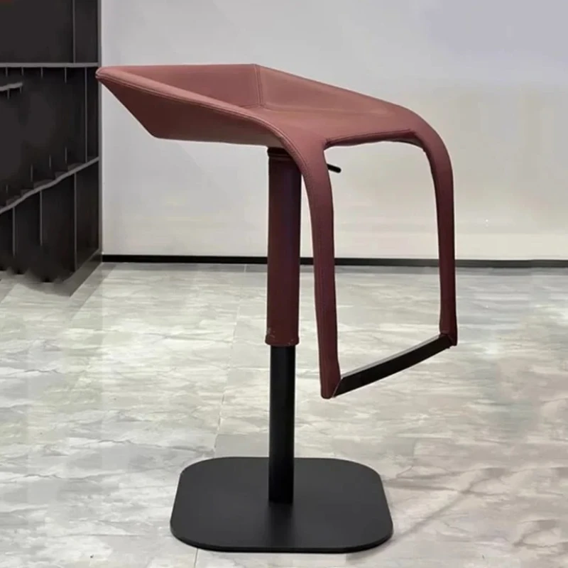 

Nordic Design Bar Stool Modern Counter Rotatable Luxury Party Chairs Adjustable Height Salon Taburetes De Bar Furniture