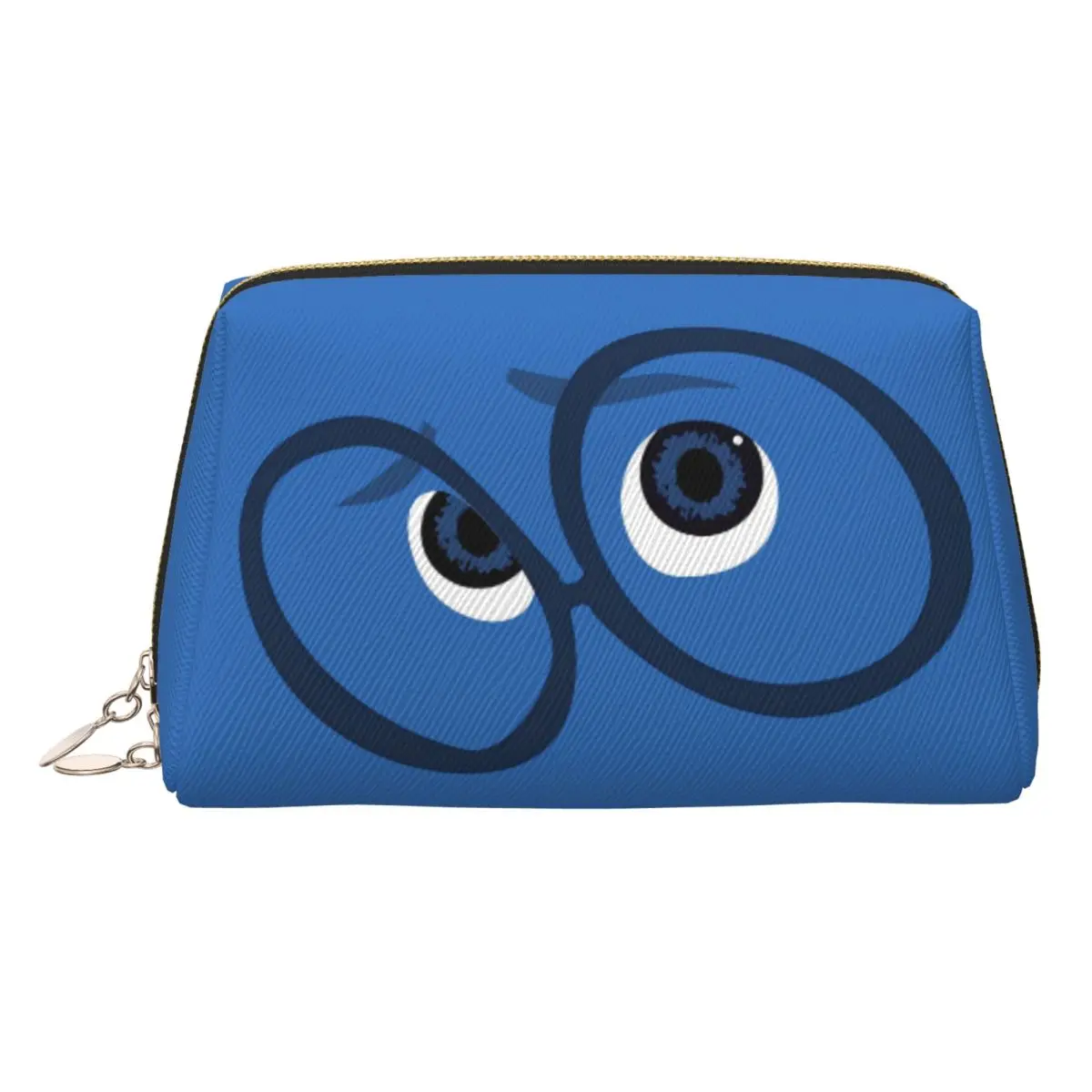 

Custom Inside Out Sadness Makeup Bag Women Travel Cosmetic Organizer Kawaii Comic Storage Toiletry Bags