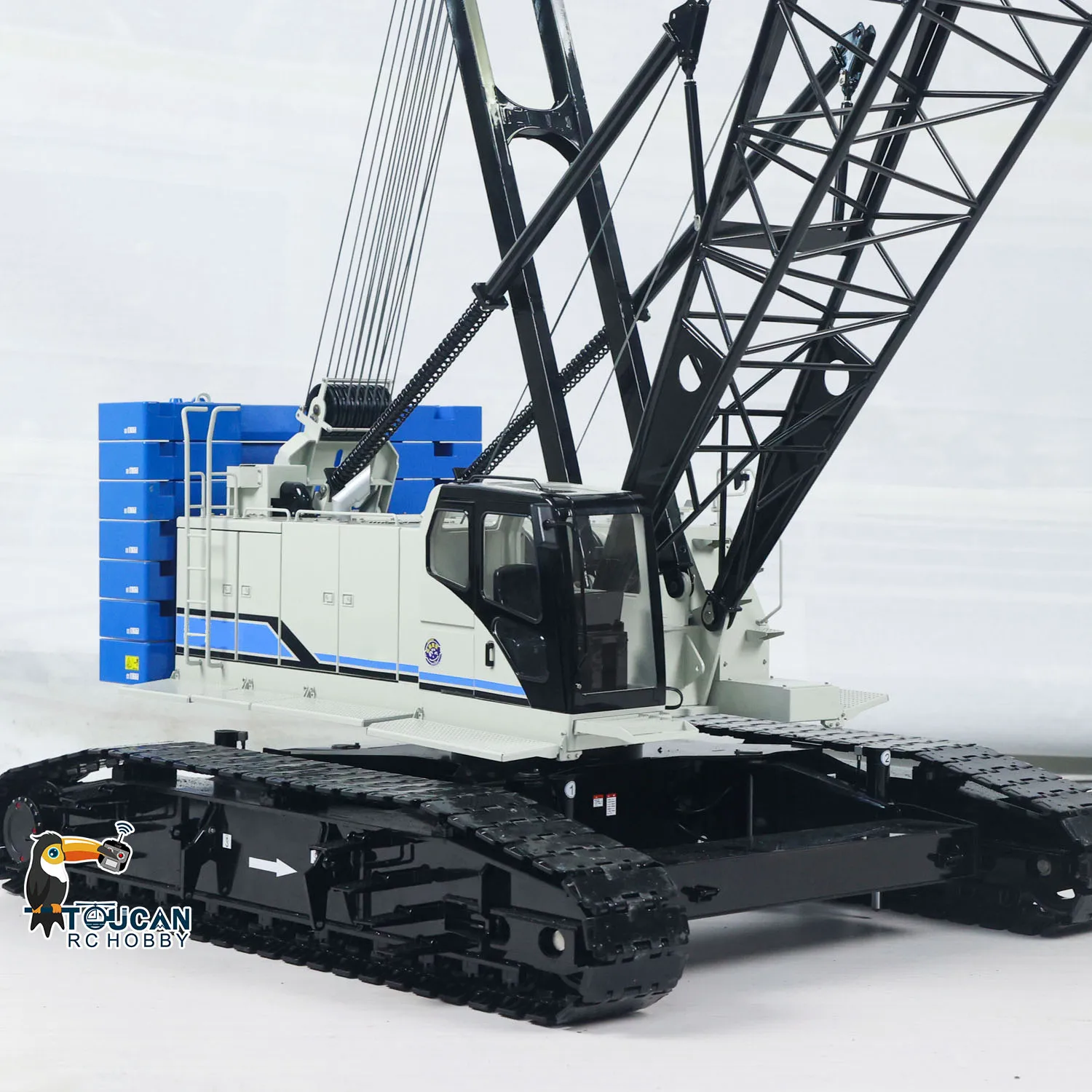 Grúa Hidráulica Metálica a Escala 1/14, C1200 RTR, Vehículo de Construcción con Control Remoto, Radio Flysky PL18 LITE, Motor sin Escobillas