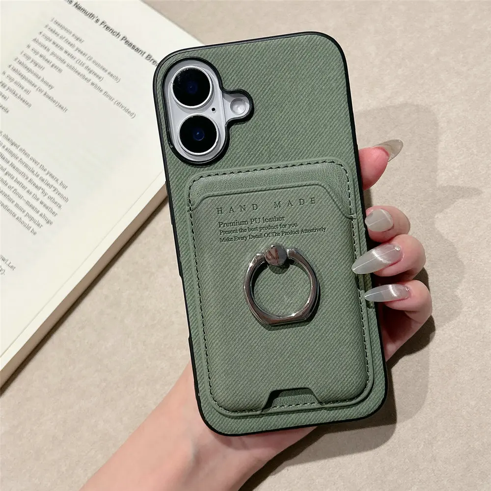 For Nothing CMF Phone 2 Pro 5G Luxury Case 2 IN 1 Detachable Magnetic Card Leather Back Panel Nothing CMF Phone2 Pro Ring Cover