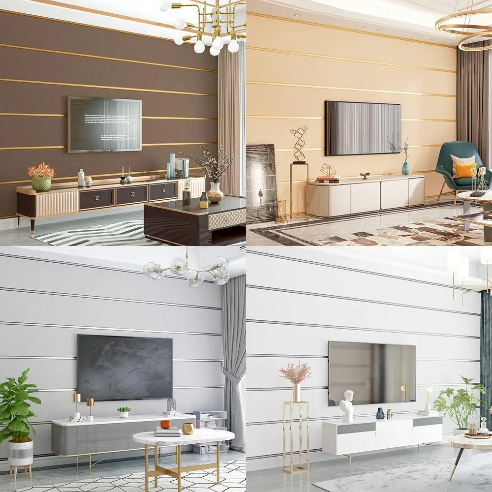 Suede Velvet Wallpaper Simple European 3D Pattern Modern Minimalist Vertical Stripe Living Room TV Background Wall Paper