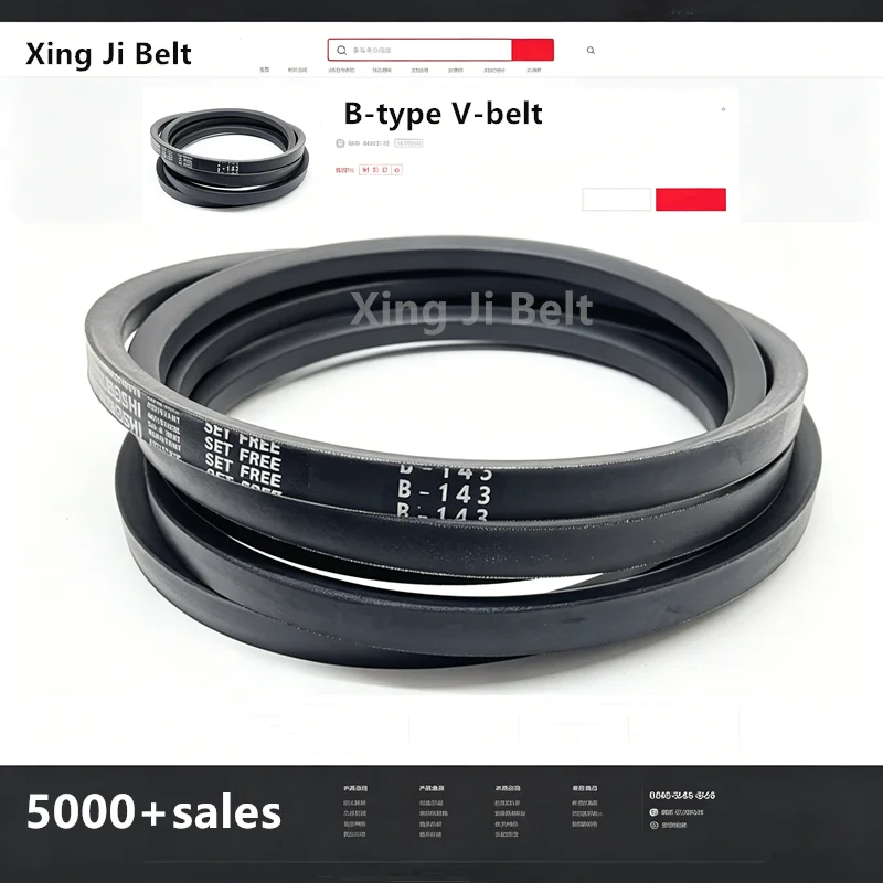 Japan B type V-belt rubber industrial transmission belt and pump