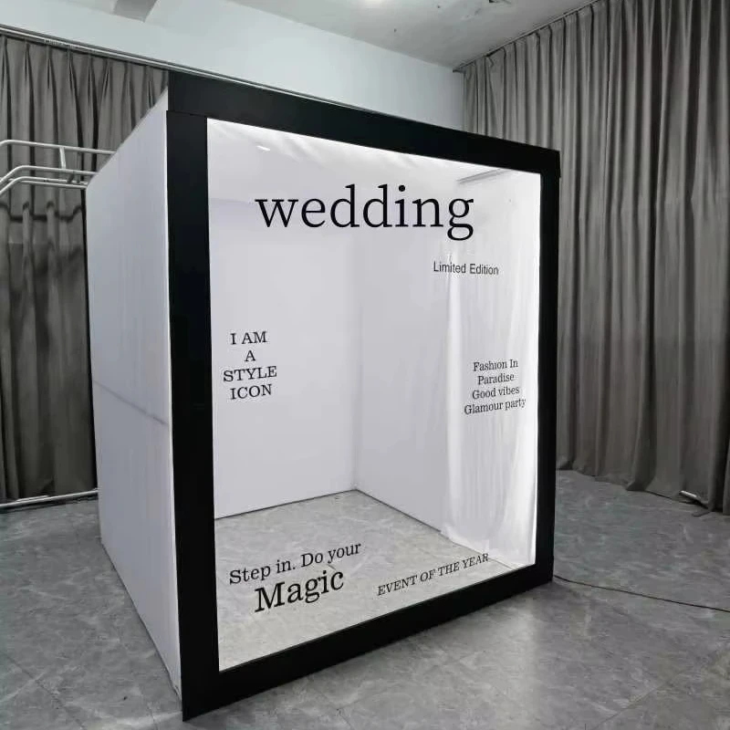 

Fashion Event Props Magazine Box Customized Magazine Photo Booth Box Wedding Background Photo Box