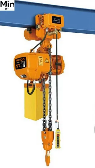 5 Ton Chain Hoist with Pendant Control  380V Lifting Equipment for Construction Workshop Crane