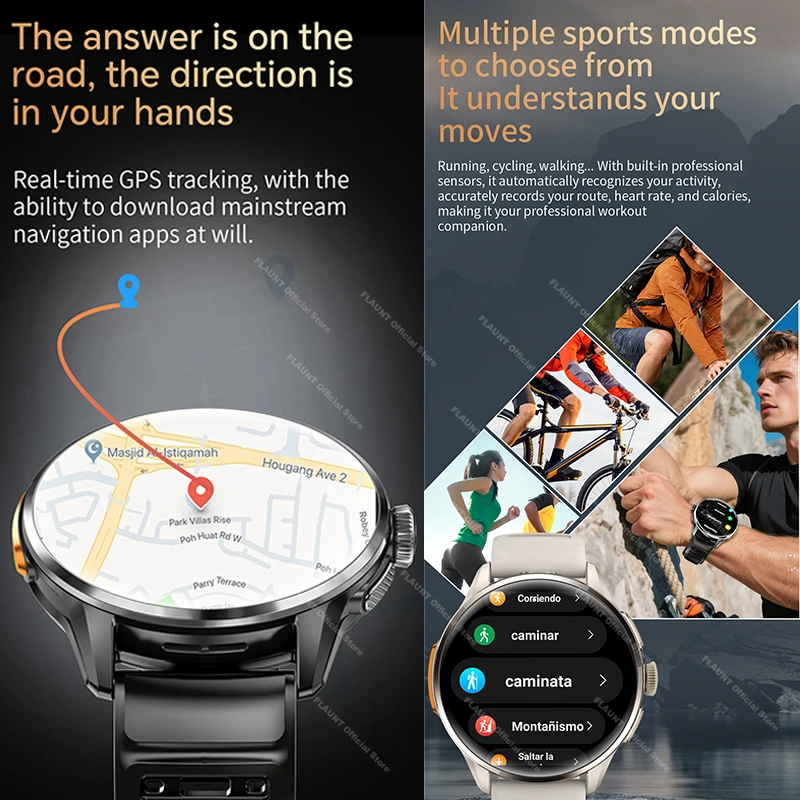 Novo Smartwatch 4G 2026 com GP - Smartwatch Watches For Men With Gps avaliação e preço