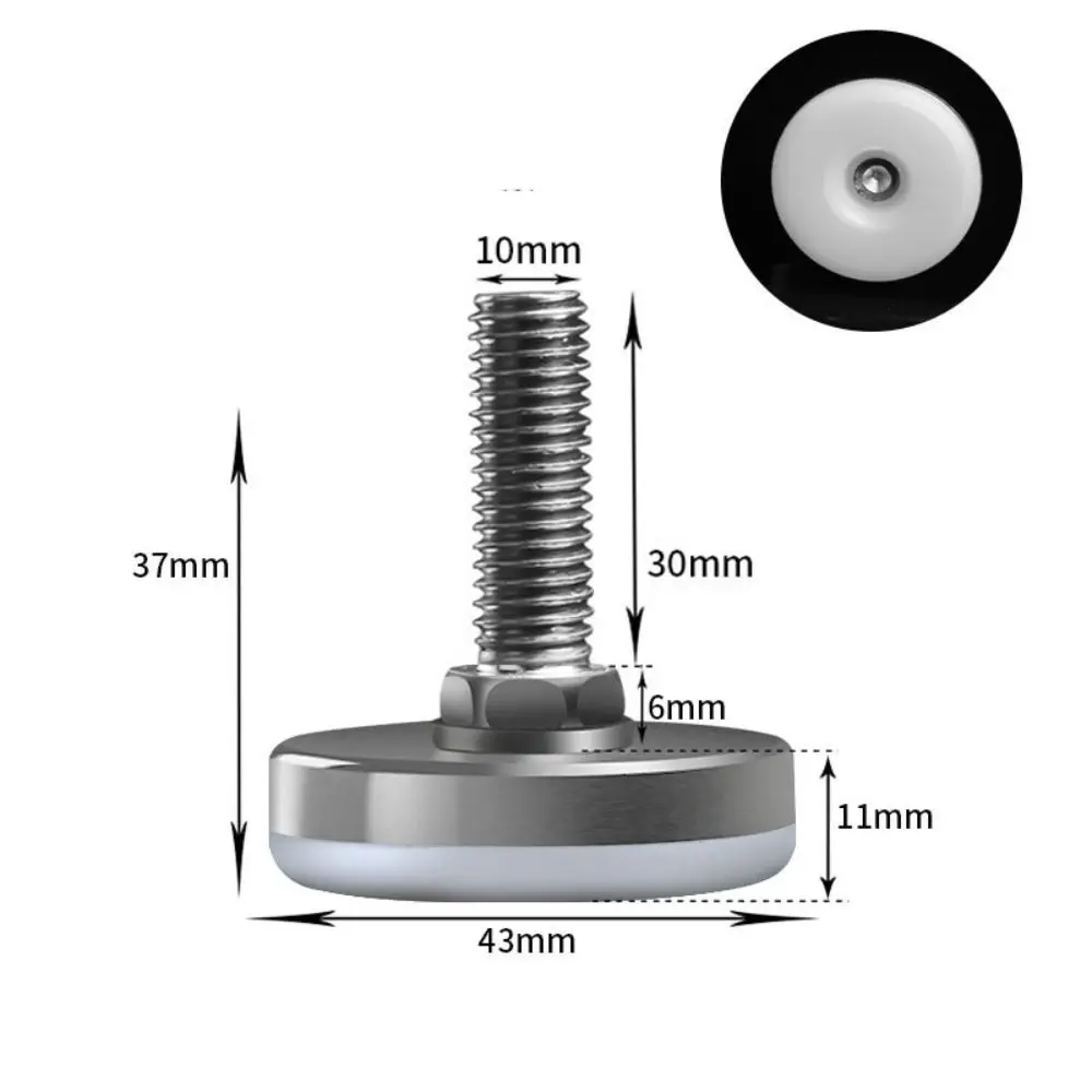 For Sofa, Table, Chair, Cabinet Simple Anti-Slip Furniture Feet Furniture Hardware Floor Protector Nylon Base Levelers