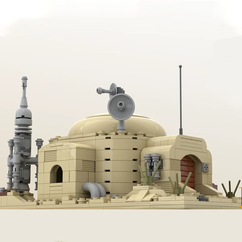 695PCS MOC Owen Lars' Home on Tatooine 빌딩 블록 어린이를위한 교육 장난감 창의력 개발 DIY 생일 선물
