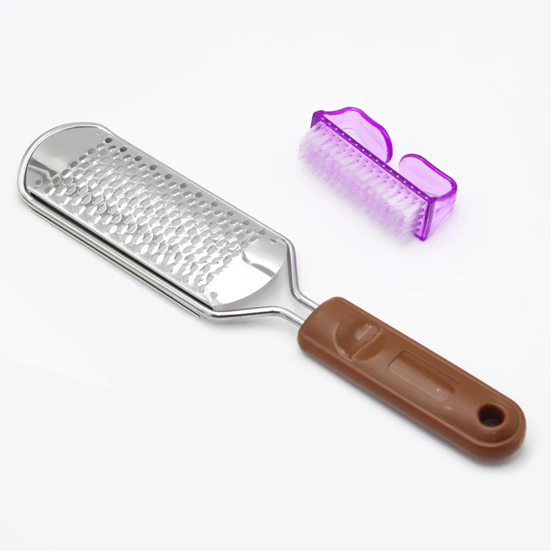 Foot Files Exfoliation Scrapper Cleaning Dead Skin Pedicure Set Replaceable Stainless Steel Blade Professional Manual Foot Rasp