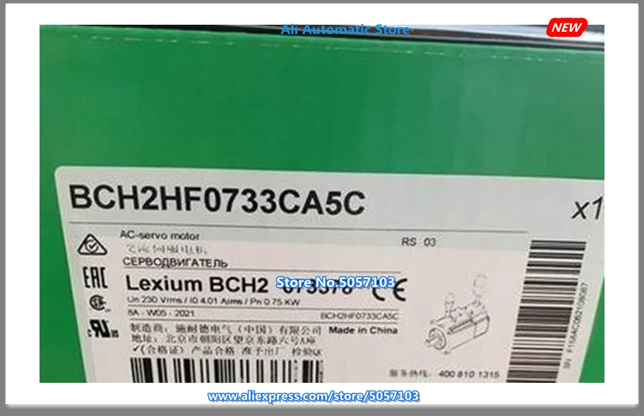 

BCH2HF0733CA5C Servo Motor 80mm 750W New