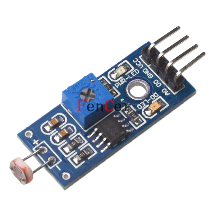 Physical store photoresistor sensor module light detection light sensor kit 3/4 wire system with extension cable