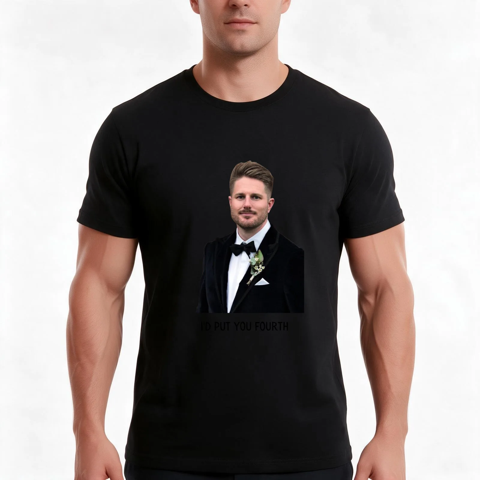 Bryce I'd put you fourth MAFS T-Shirt Summer Casual Cotton Tee Oversized Streetwear Tops Vintage Graphic Print 100% Cotton