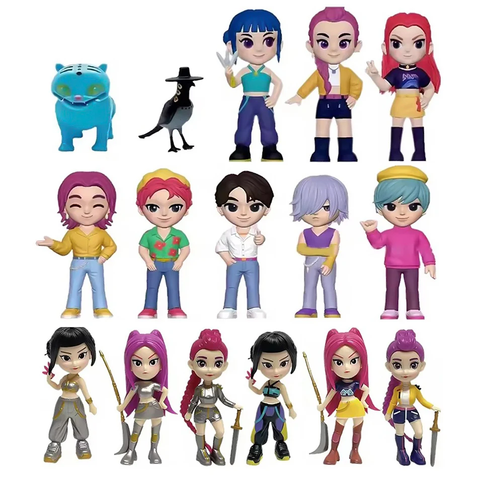 2026 NUOVO Anime KPop Devil Hunter bambola giocattolo in vinile Rumi Mira Zoi personaggio maschera in vinile scatola cieca ornamento giocattolo regalo di Natale