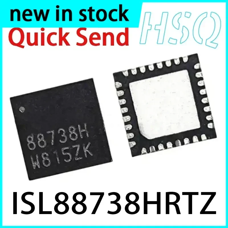 2PCS New ISL88738HRTZ Silk Screen 88738H Power Management IC Chip Packaging QFN32