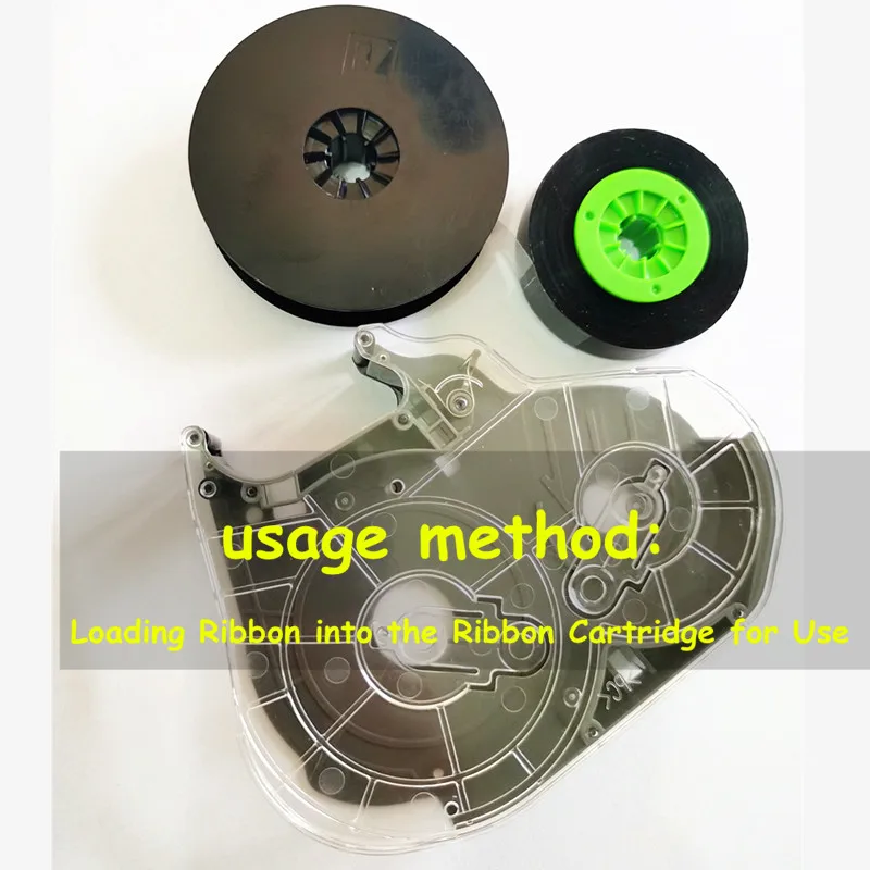 Black Ink Ribbon BZ-500BK Max Tape Label Marker Printer Ink Cartridge For LETATWIN lm-550a/e Compatible Wire Marking Printer