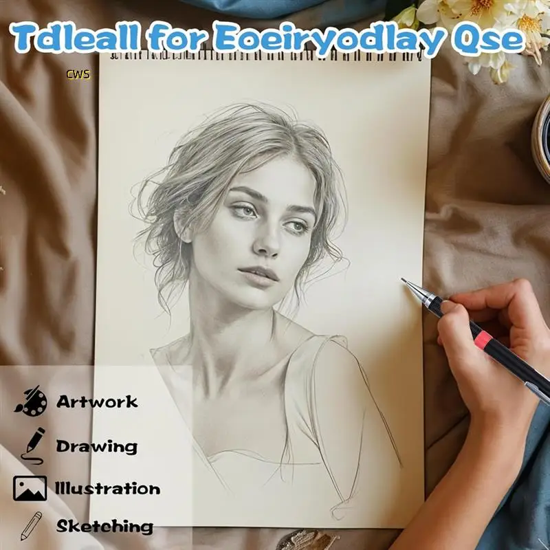 مجموعة أقلام رصاص ميكانيكية 4 قطع مع عبوات 52 HB (0.3، 0.5، 0.7، 0.9 مم)، أقلام رصاص أوتوماتيكية مع ممحاة 2 للرسم