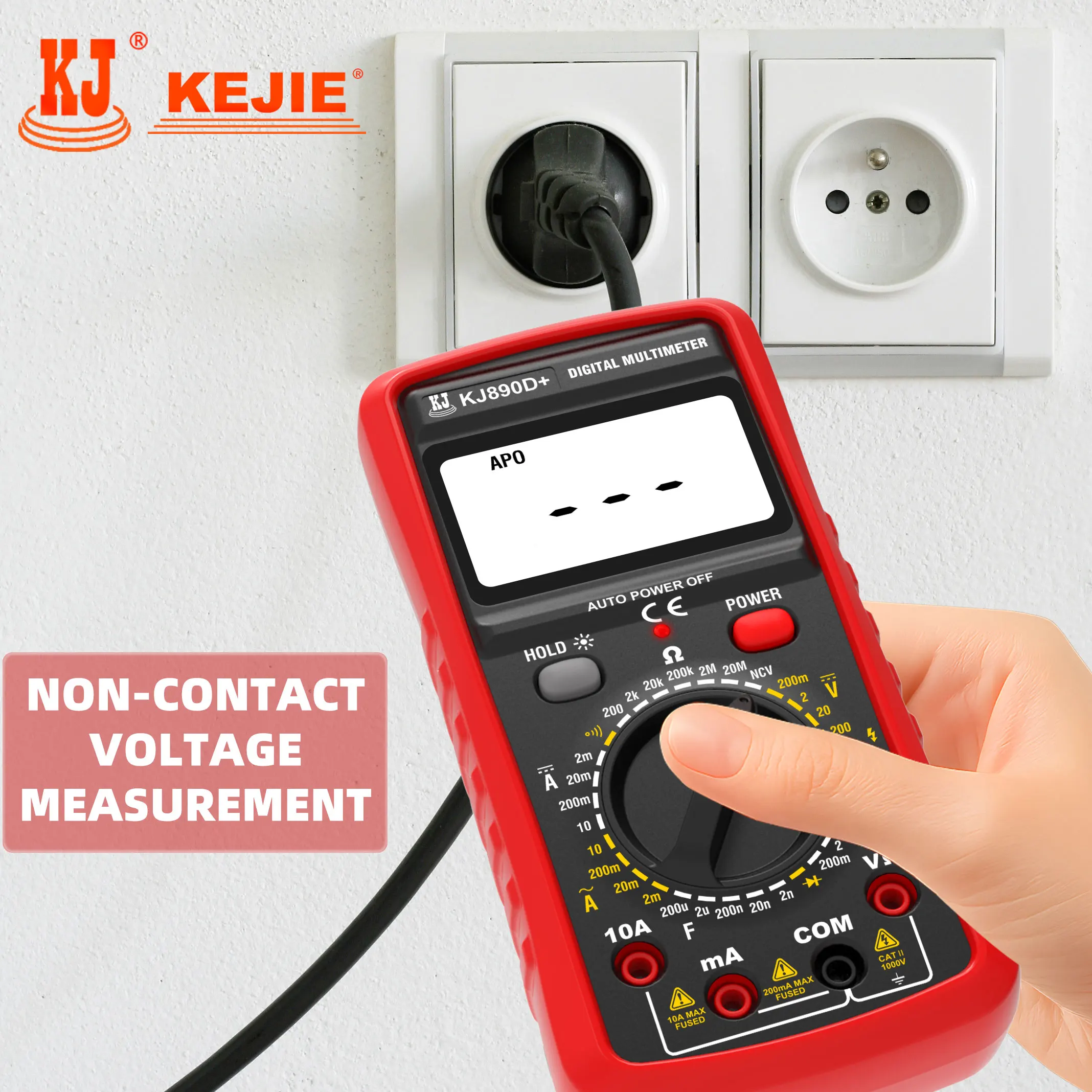 جهاز اختبار السعة DMM - عداد متعدد لعام 1999 لقياس المكثفات والجهد والمقاومة والاستمرارية والصمام الثنائي