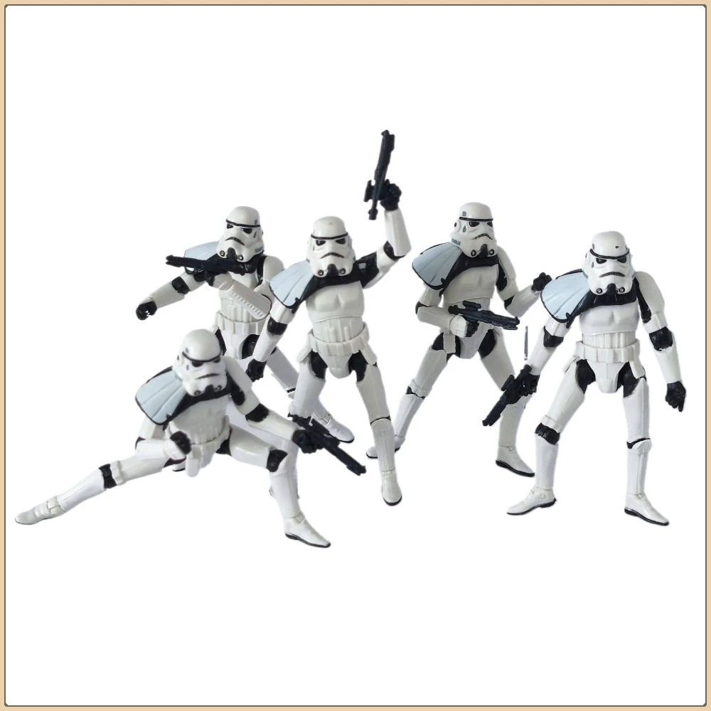 

5 шт., свободная фигурка «Офицер императорского штурмовика Звездных войн», высокая артикуляция, 3,75 дюйма