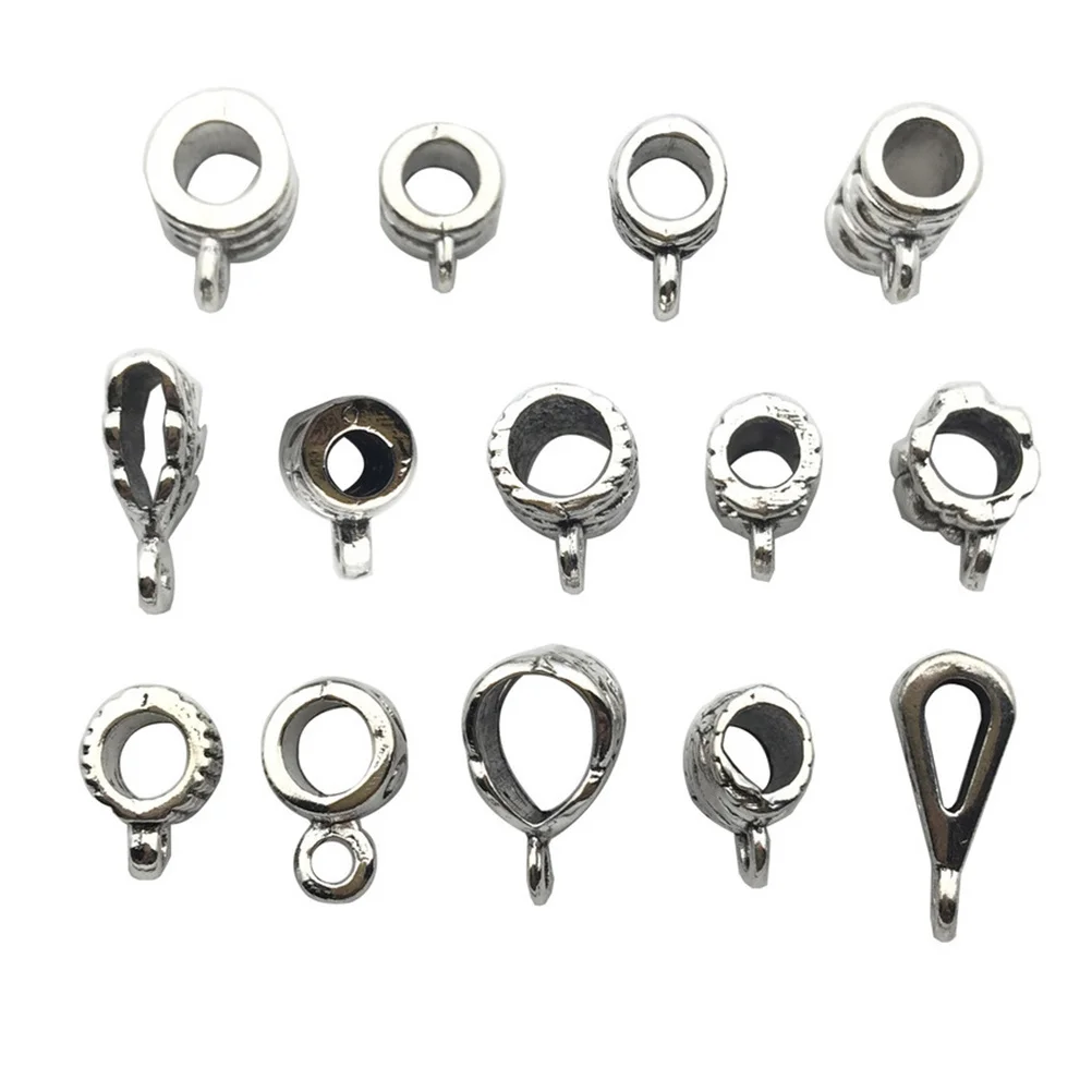 

120pcs Tibetan Silver Alloy Pendant Spacer Beads For Jewelry Making Diy Craft Projects Findings Decorative Accessories Beads