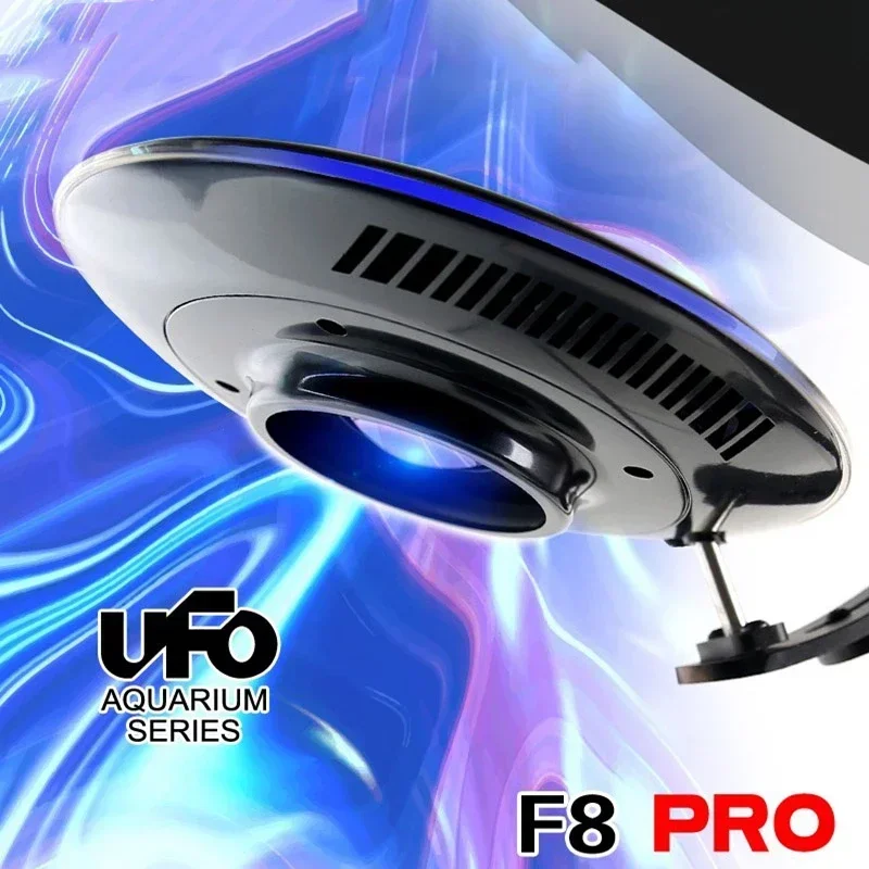 UFO F8 Pro Max 水槽用LEDライト, スタンドAタイプ付き ZETLIGHT F8 pro Full Spectrum WiFi App Programable Freshwater