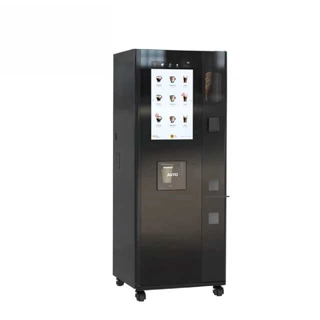 commercial coffee vending machine freshly ground coffee with multiple payment options available