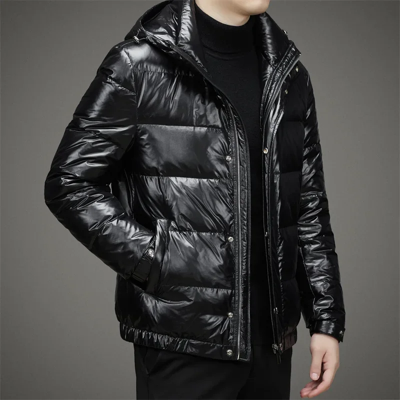 Men's Lightweight Down Jacket Short Winter Jacket for Men Male Winter Brand Duck Down Padding Padded Casual Man Sack Coat