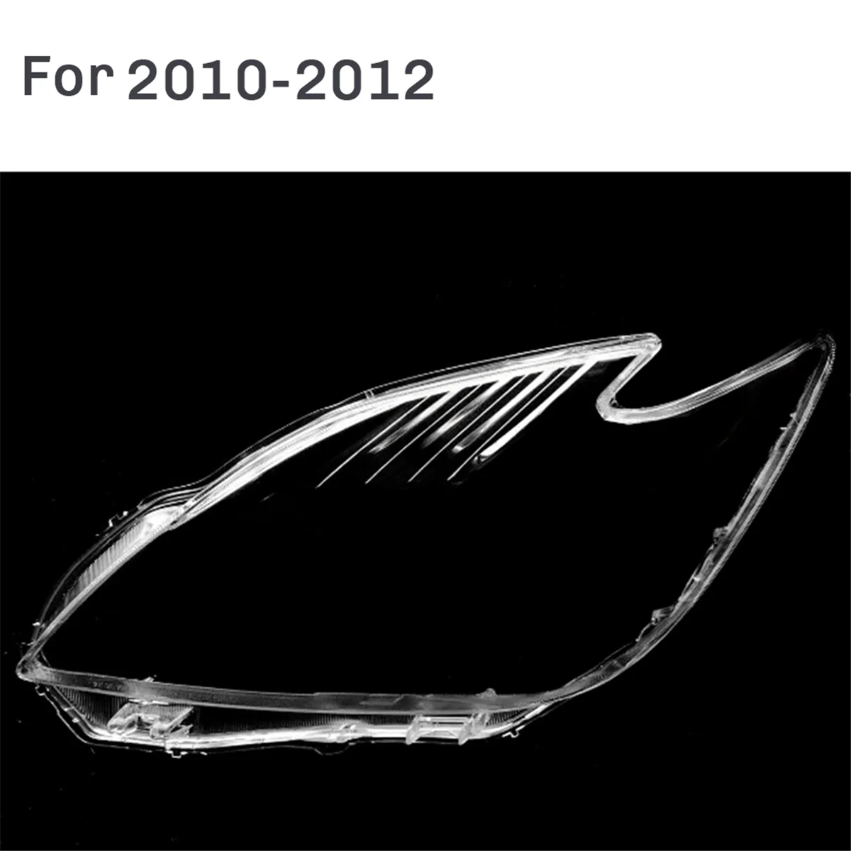 

Car Left Headlight Shell Lamp Shade Transparent Lens Cover Headlight Cover for Toyota PRIUS 2010-2012JADD