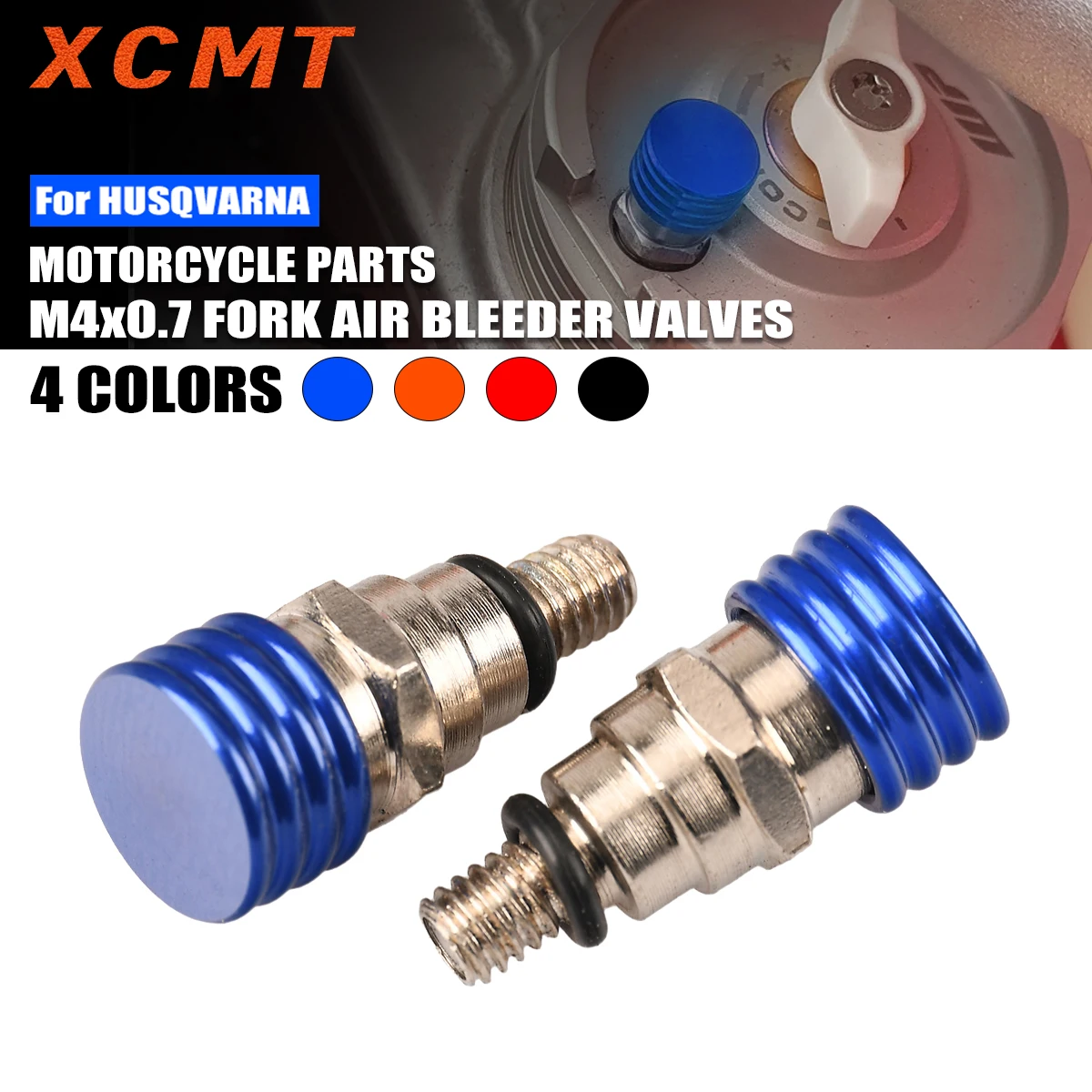 

Motorcycle M4x0.7 CNC Fork Air Bleeder Valves For Husqvarna 125 250 300 350 450 501 TC FC TE FE 2014 2015 2016 2017 2018 2019