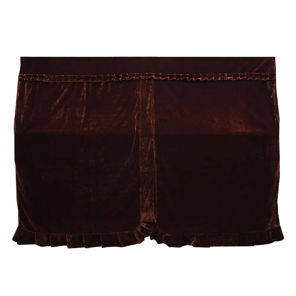 gold-piano-cover-dustproof-foldable-protective-cover-easy-clean-sunlight-shield-music-instrument-accessory-coffee-color