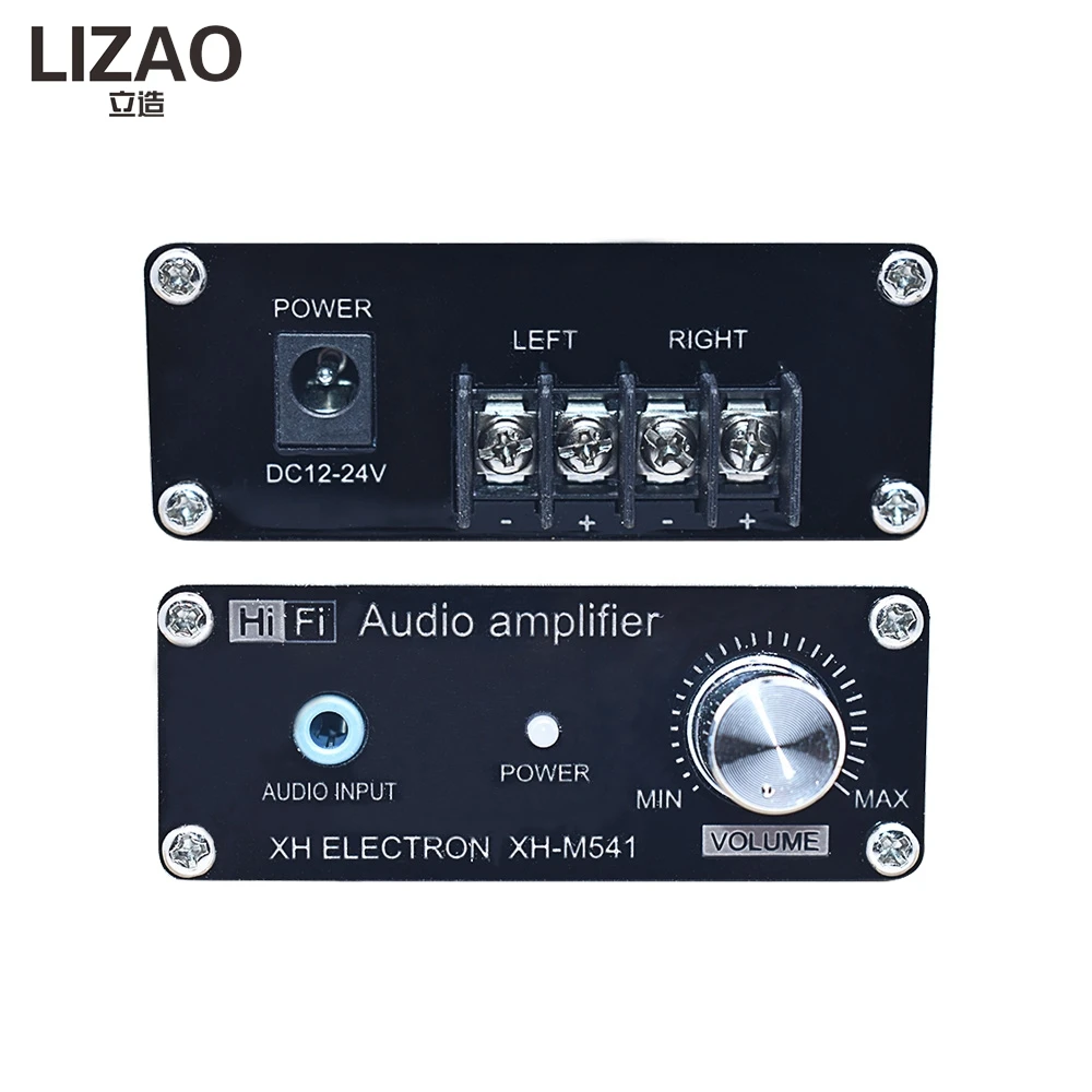 LIZAO TPA3116D2 2x50W Class D HIFI Audio Amplifier Board Lossless Digital Power Amplifier Support Audio Input DC12-24V