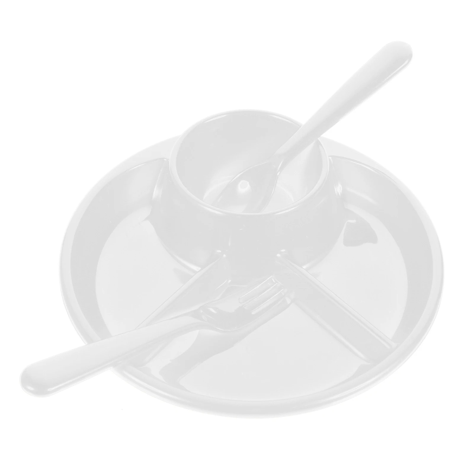 

Plastic Divided Plates Wear Resistant Smooth Dishwasher Safe Breakfast Toddler Baby Food Container Reusable Family