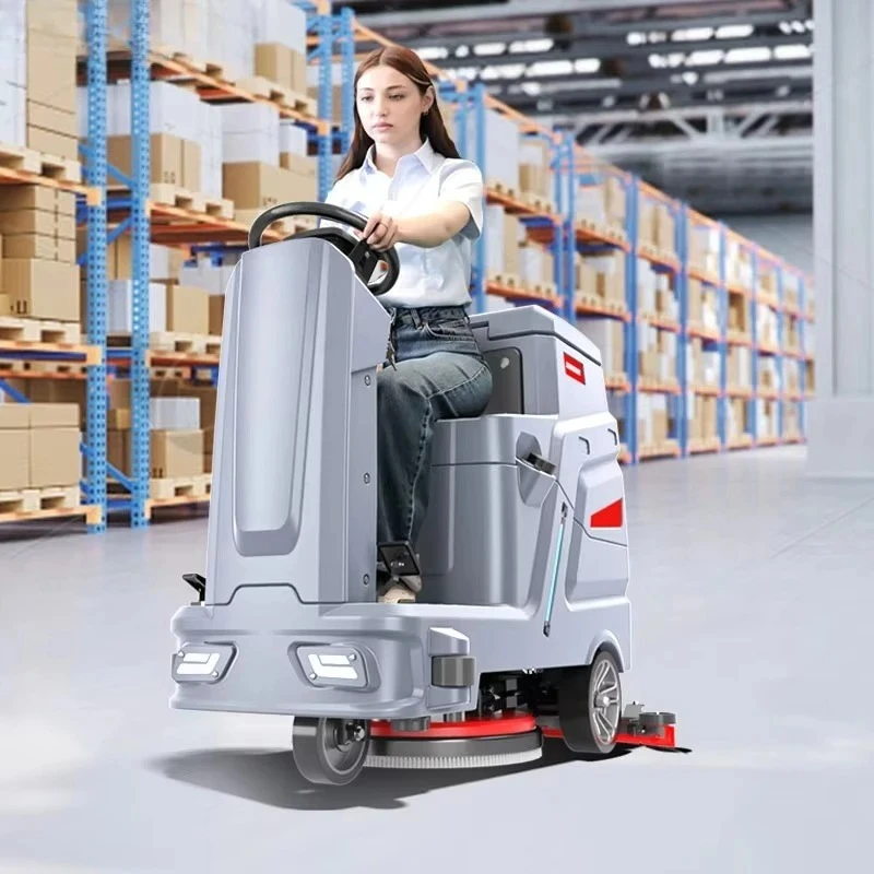 Autonomous Low Noise Battery Operated  Floor Scrubber Cleaning Machine