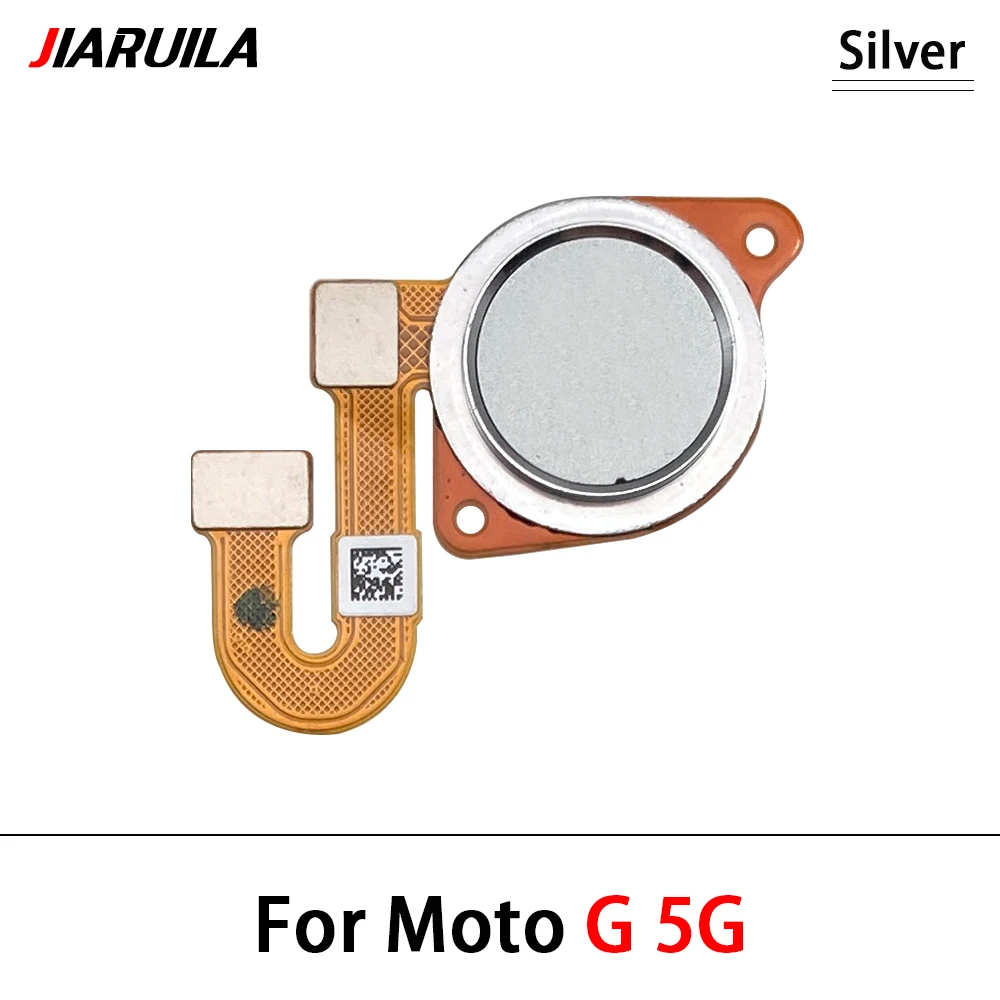 Sensor de impressão digital para moto g 5g plus/g power, botão home, menu de retorno, cabo flexível, 2021