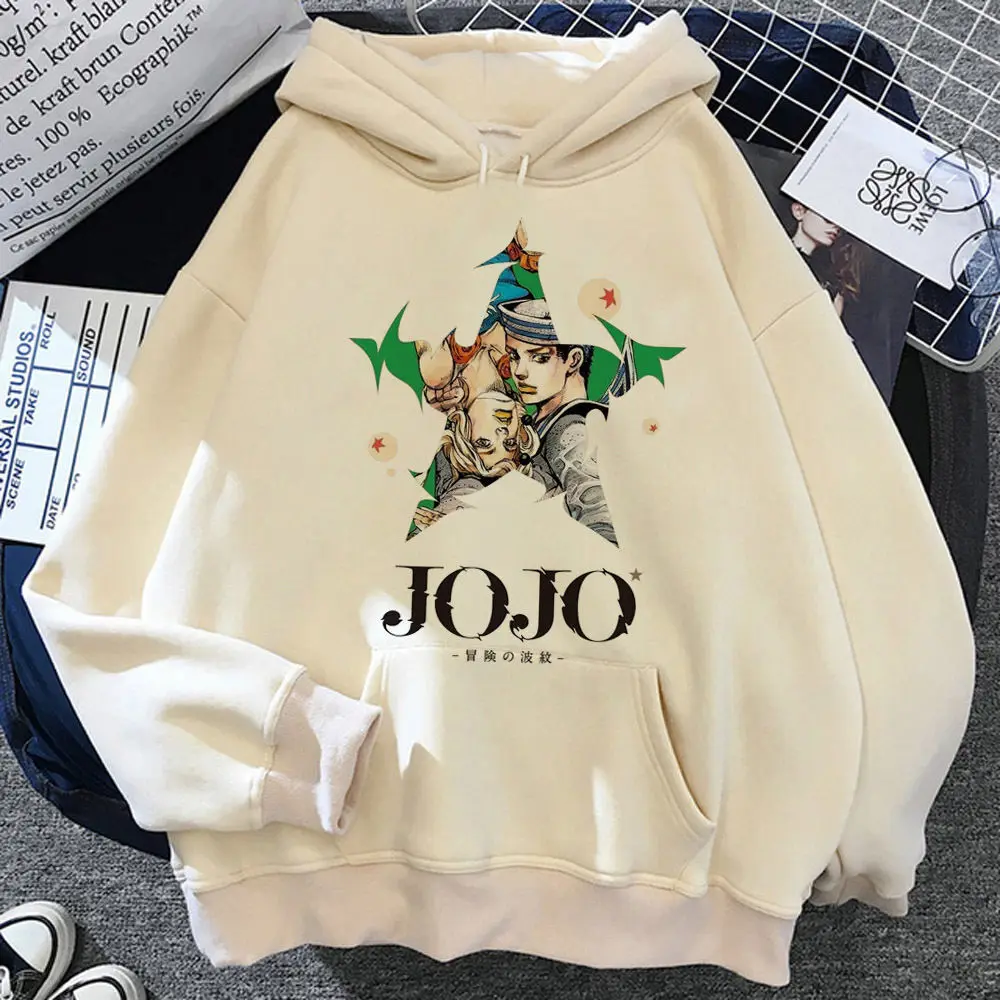 Jojo Bizarre Adventure Steel Ball Run hoodie anime sweater designer female sweatshirts Y2K athleisure patterned designer