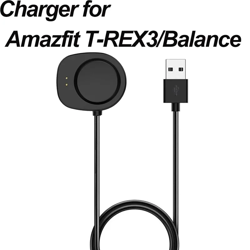 สายชาร์จ USB แบบแม่เหล็ก/สายไฟสําหรับ Amazfit Balance & T-Rex3/Amazfit Balance