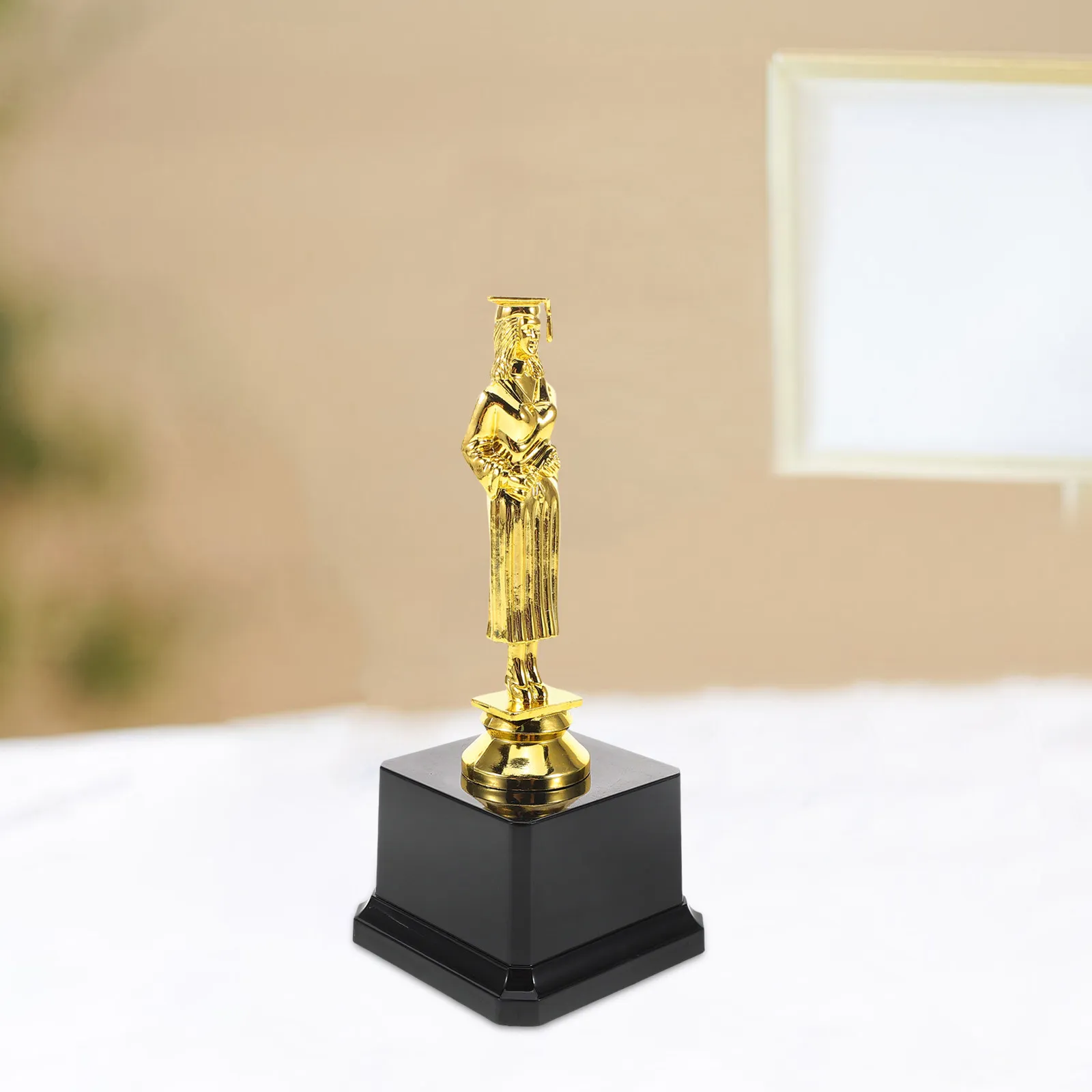 Small Trophy Female Funny Graduation Party Award Cup School Rewards Recognition Trophy Graduation Party Supplies
