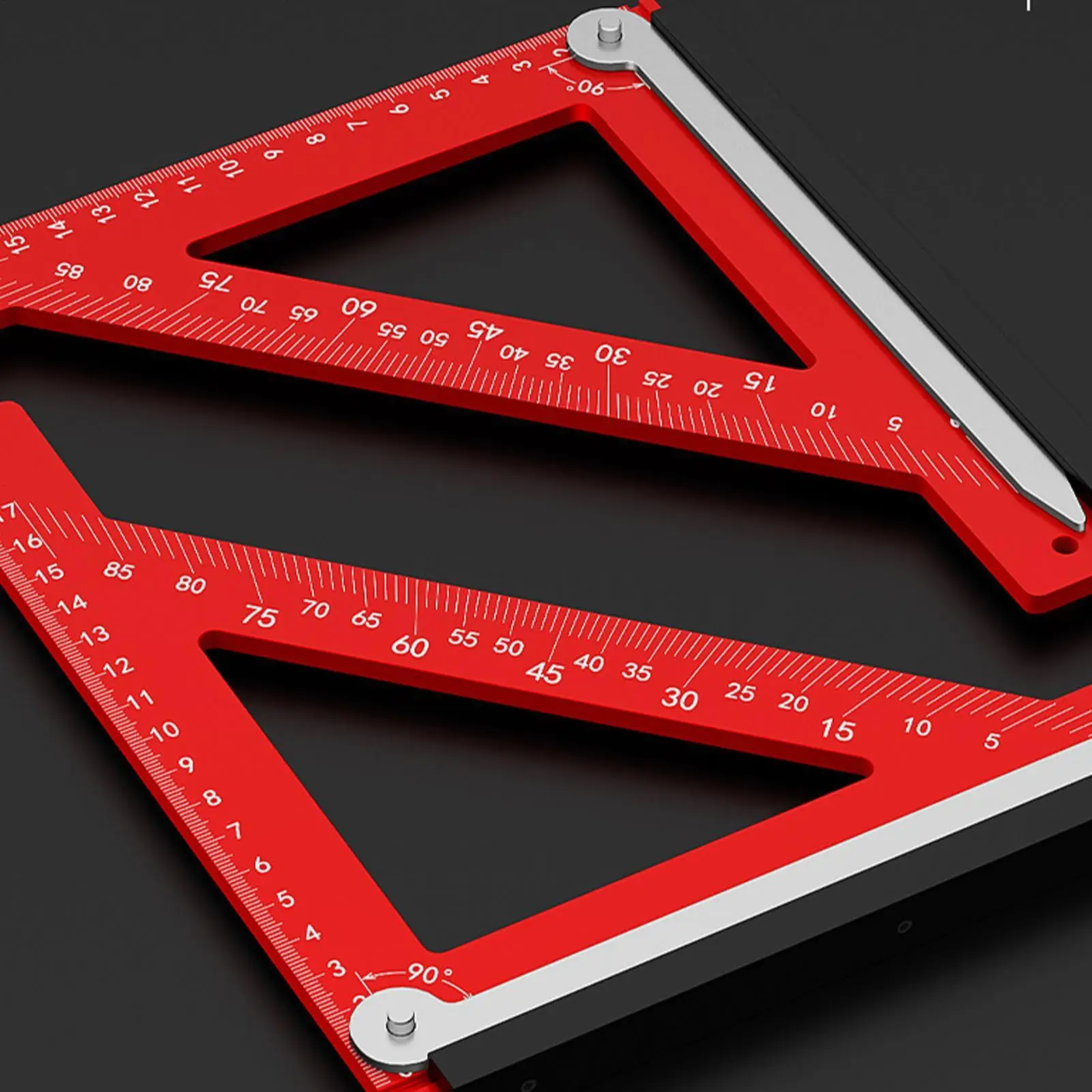 النجارة مربع الزاوية اليمنى نجار تحديد حاكم تأطير زاوية حاكم لآلة البناء صياغة الخياطة اللحف #4