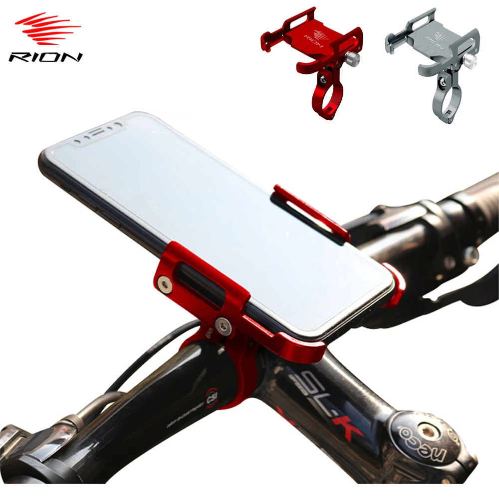RION Fahrrad-Telefonhalter, Fahrrad, Motorrad, Smartphone-Ständer, GPS-Stützhalterung, MTB-Zubehör, mobiles Handy-Rack 360° °   Rotation