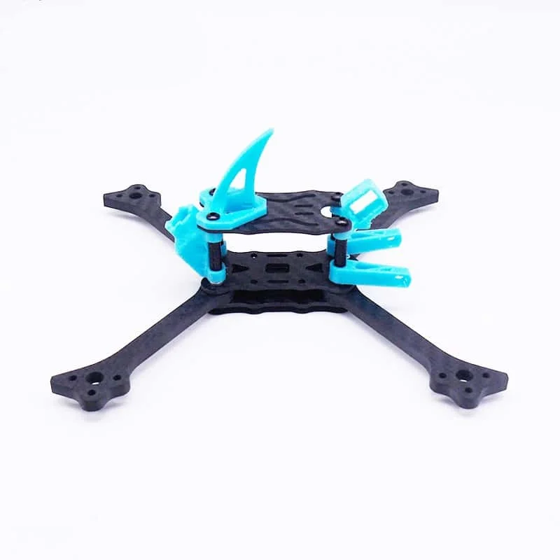X-shaped 533Plus 5-inch Car Frame Kit with 3D Printed Parts Wheelbase 190mm for FPV Racing Simulation of Vista Flown FIVE33
