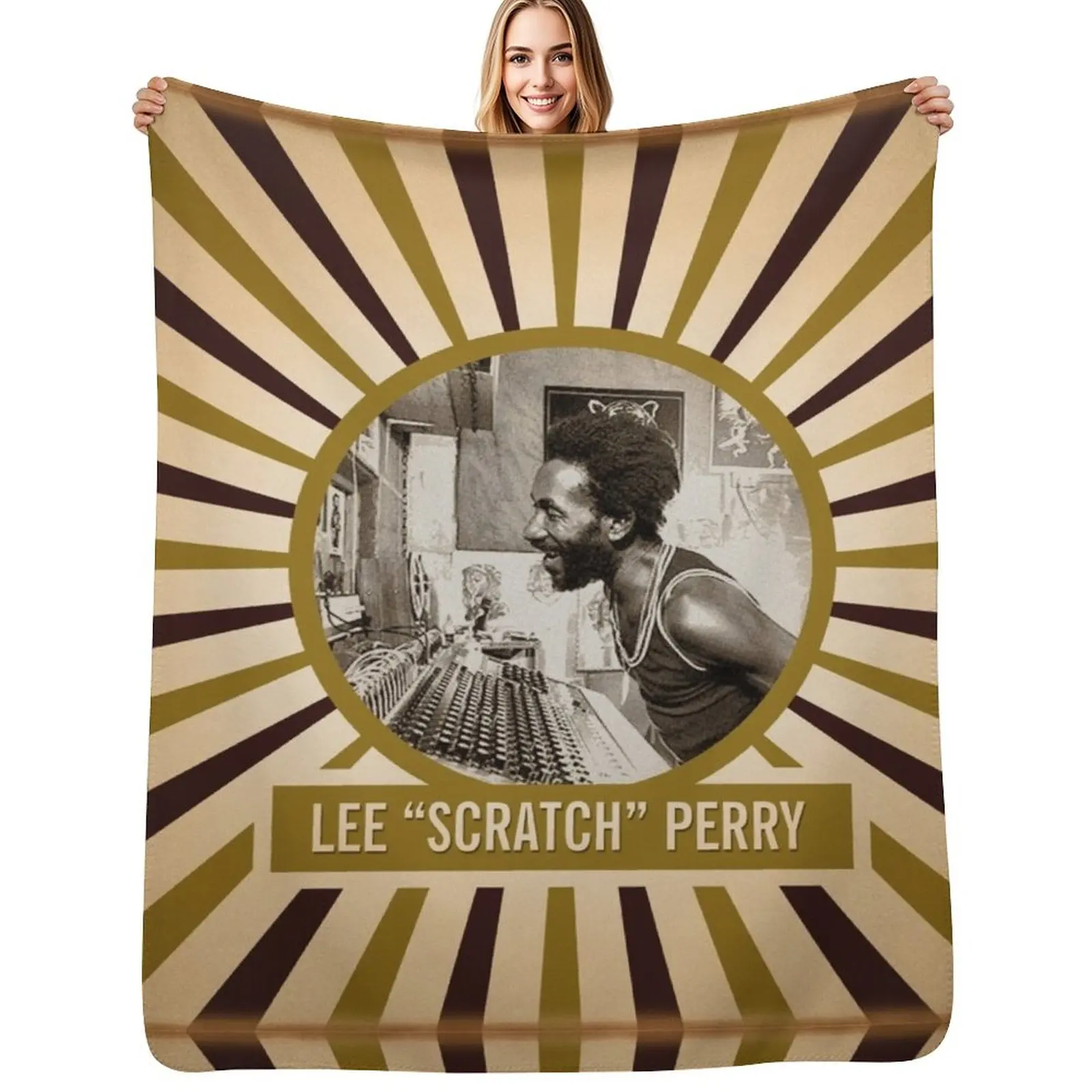 Lee Scratch Perry Throw Blanket Blankets For Baby Kid'S Picnic Vintage Luxury Designer Plush Blankets