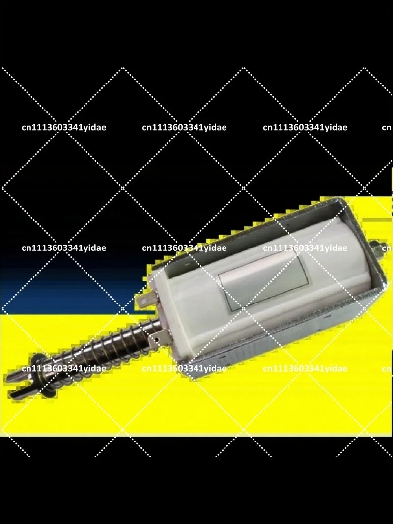 Long Stroke Push-Pull Solenoid Electromagnet (60mm Stroke, 15KG Pull Force), Self-Reset Type Support AC/DC 12V 24V 220V