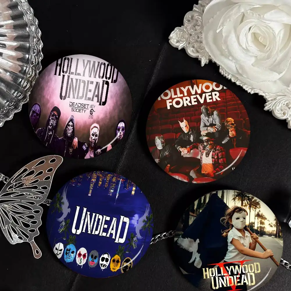 Rock Band H-Hollywood Undead Singer Tinplate Soft Button Pin Brooch Metal Badge Custom Jewelry Accessories Hat Bag Lapel
