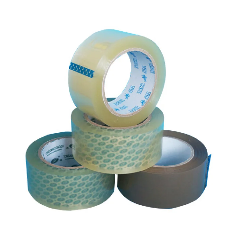 10 pieces（custom）BOPP Transparent Customize Wrapping Tape Good Stickiness Brown And Yellow Package Packing Tape