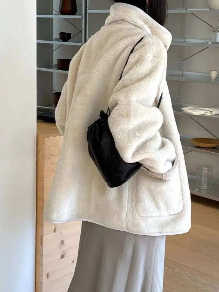 Ele Damen-Lammfell-Jet 2024, Winter-Neuankömmling, Dongda Gate Mooha, integrierter Leder- und Pelzmantel, lang, Sve-Stand-C...